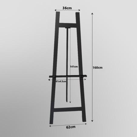 Easel Hire London - Heavy Duty Big Easel 160 CM