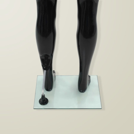 Black Gloss Mannequin Dummy Full Body Stand