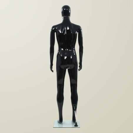Black Gloss Mannequin Dummy Full Body Stand
