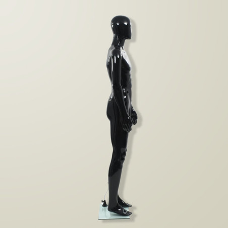 Black Gloss Mannequin Dummy Full Body Stand