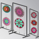 Round Tapestry Exhibition Stand