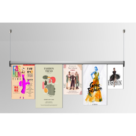 Poster & Photo Display Rail Kit