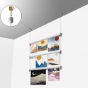 Poster & Photo Display Rail Ceiling Kit