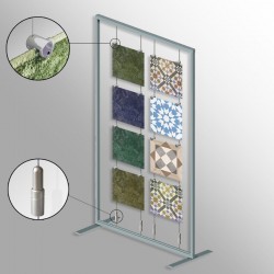 Tiles Hanging Exhibition Stand