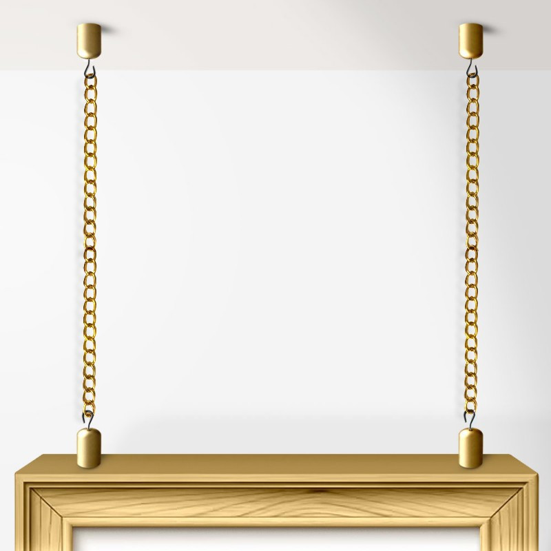 Ceiling to Frame Chain Hanging Kit