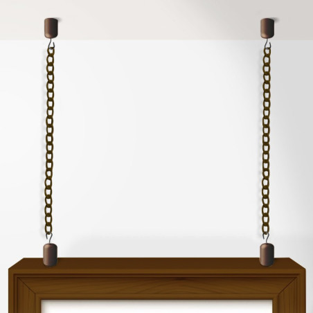 Ceiling to Frame Chain Hanging Kit