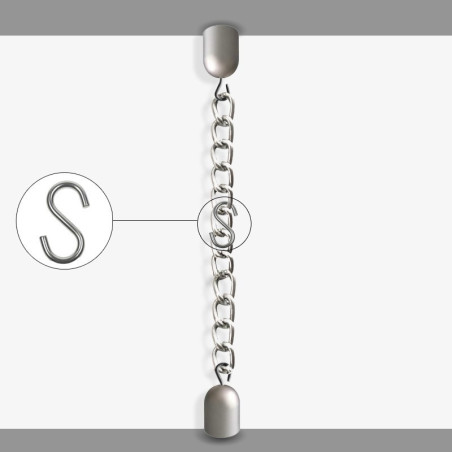 Ceiling to Floor Chain Hanging Kit