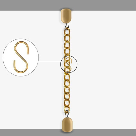 Ceiling to Floor Chain Hanging Kit