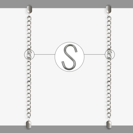 Ceiling to Floor Chain Hanging Kit