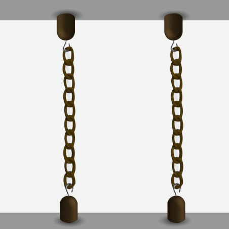 Ceiling to Floor Chain Hanging Kit