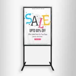 Double Sided Free Standing Sign Board A0 Frame