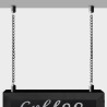 Ceiling to Chalkboard Chain Hanging Kit