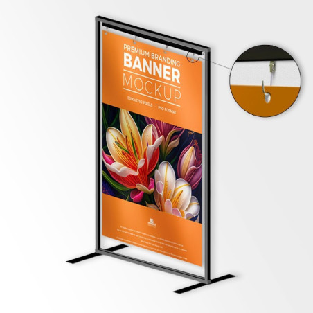 Free Standing Banner Hanging Display Stand