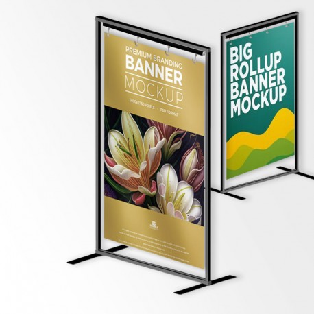 Free Standing Banner Hanging Display Stand