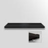 Black Wooden Floating Shelf (Gloss & Matt Finish)