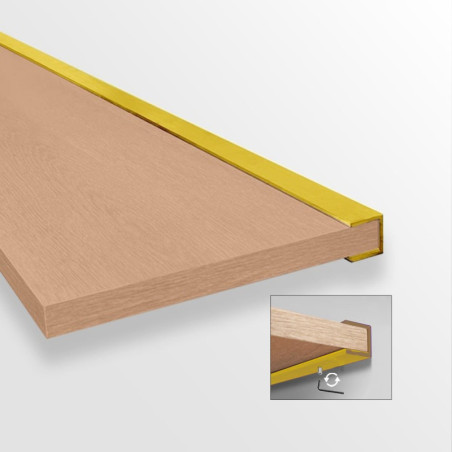 Floating Wooden Shelf & Bracket