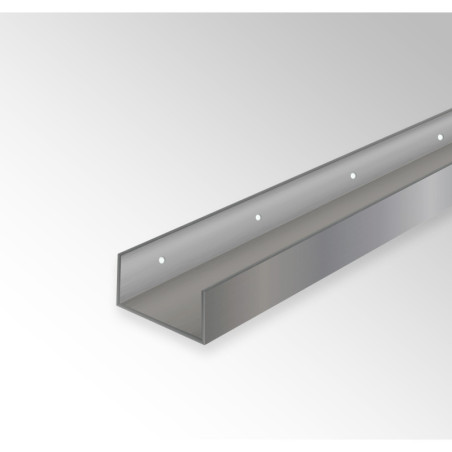 Wall Floating Aluminium Shelf