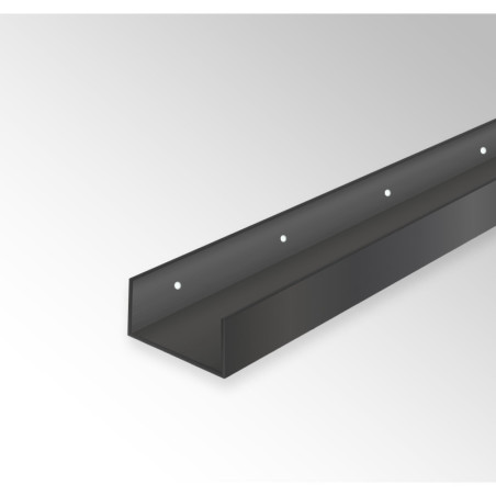 Wall Floating Aluminium Shelf