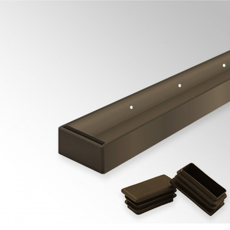 Wall Floating Aluminium Shelf