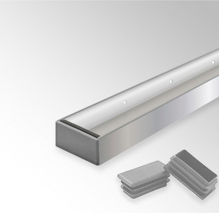 Wall Floating Aluminium Shelf