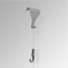 Moulding Hook Clear Wire Set with Self Locking Hook