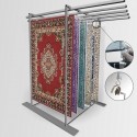 Free Standing Retail & Shop Rug Carpet Display Stand