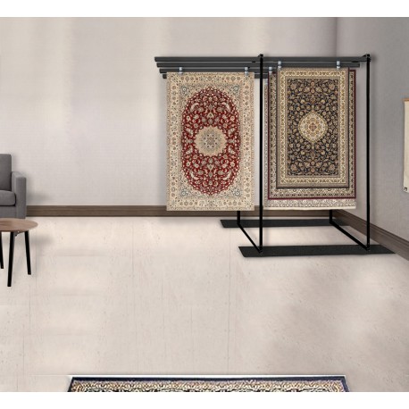 Free Standing Rug Display Sliding Stand