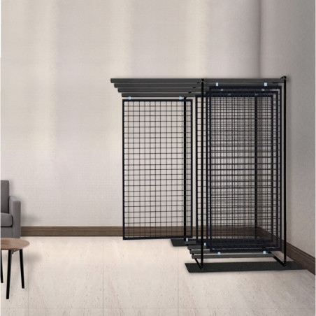 Free Standing Sliding Pull Out Art Rack Panels