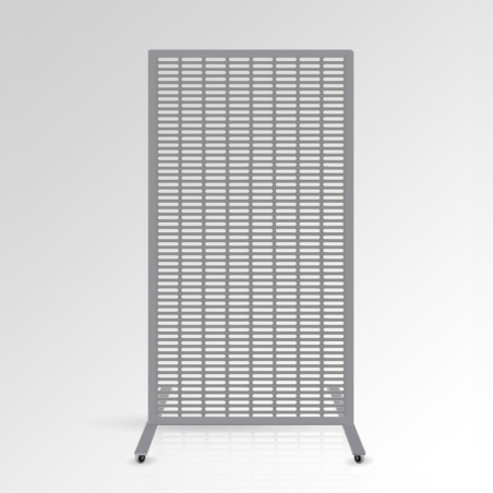 Free Standing Meshwall Decorative Panel On Castors