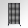 Free Standing Meshwall Decorative Panel On Castors