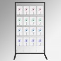 Free-Standing Suspended Poster Display Holders Stand A4 Portrait Landscape