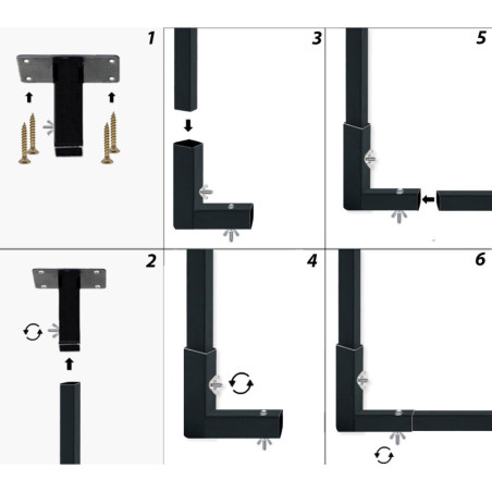 Air Conditioner Top-Mounted Support Brackets