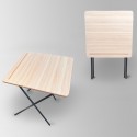 Folding Exam Table (Beech Wood)