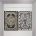 Extra Heavy Duty Rug Hanging Kit with Clip Rail