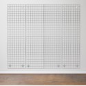 Heavy-Duty Wall Mounted Grid Mesh Display