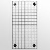 Heavy-Duty Wall Mounted Grid Mesh Display