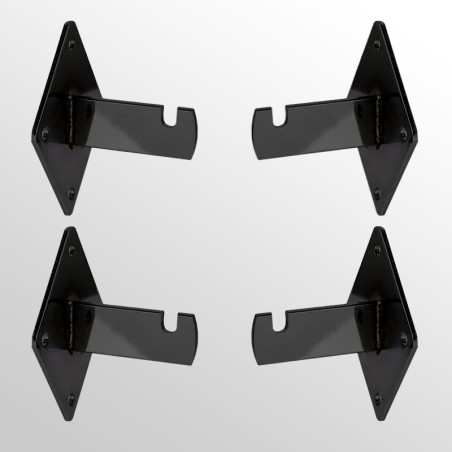 Heavy-Duty Wall Mounted Grid Mesh Display