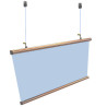 Poster Hanger Aluminium-Ceiling Hanging Kit
