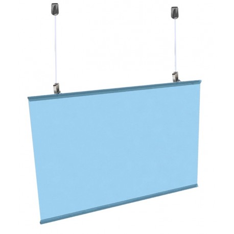 Poster Hanger Clear Transparent-Ceiling Hanging Kit