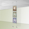 Suspended Ceiling to Floor Twist Frame Hanging Kit | Picture Hanging Direct