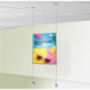 Suspended Ceiling to Floor Twist Frame Hanging Kit | Picture Hanging Direct