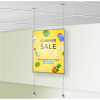 Suspended Ceiling to Floor Twist Frame Hanging Kit | Picture Hanging Direct