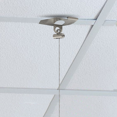 Suspended Ceiling to Floor Twist Frame Hanging Kit | Picture Hanging Direct