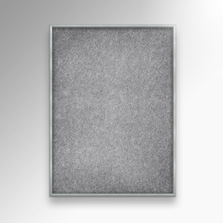 Aluminium Framed Felt Pin Board | Picture Hanging Direct
