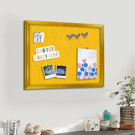 Wooden Framed Felt Pin Board