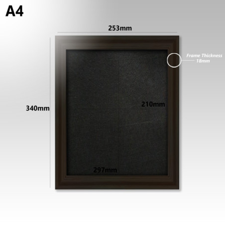 Wooden Framed Felt Pin Board (Coloured) | Picture Hanging Direct