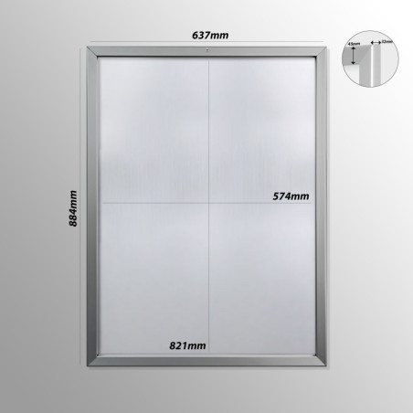 T-Shirt Display Lockable Frame | Picture Hanging Direct