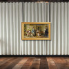Picture Hanging in Front of Curtains or Drapes with Steel Chain| Picture Hanging Direct