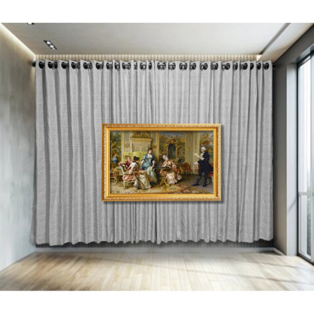 Picture Hanging in Front of Curtains or Drapes | Picture Hanging Direct