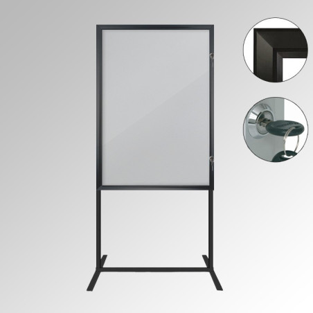Freestanding T-Shirt Display Stand (Double-sided 180cm) | Picture Hanging Direct